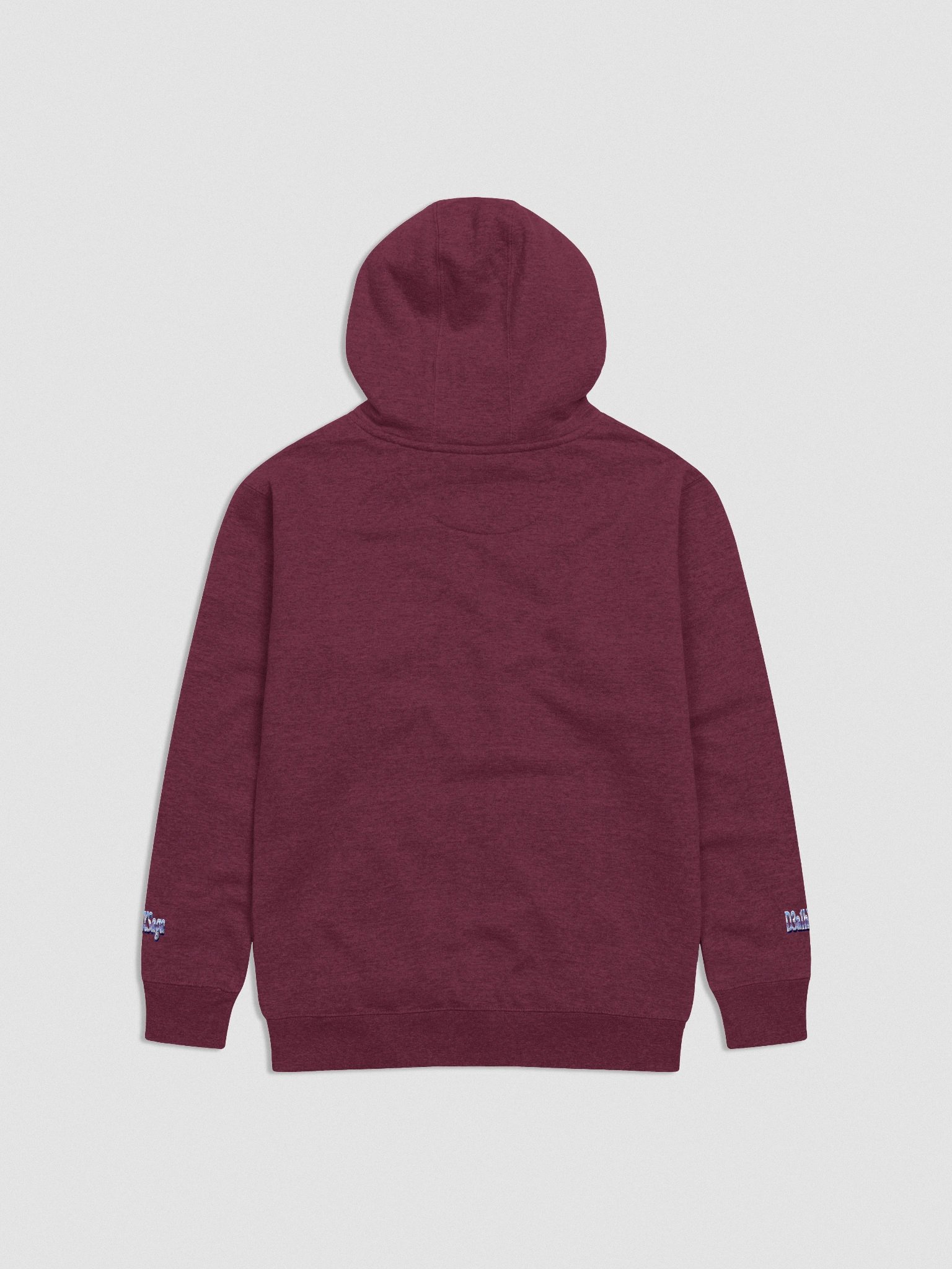 D3a1hXSaga Hoodie – Terminal Drift - Maroon Edition product image (2)