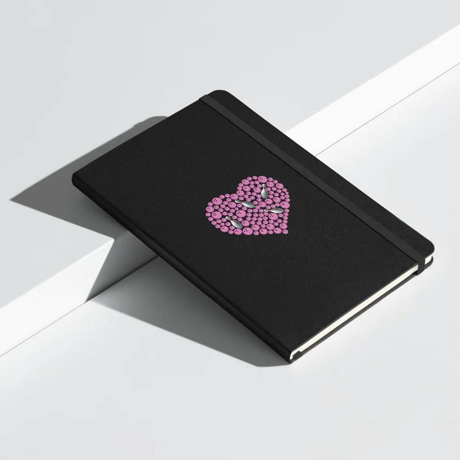 Heart Bowling Strikes Hardcover Notebook product image (8)