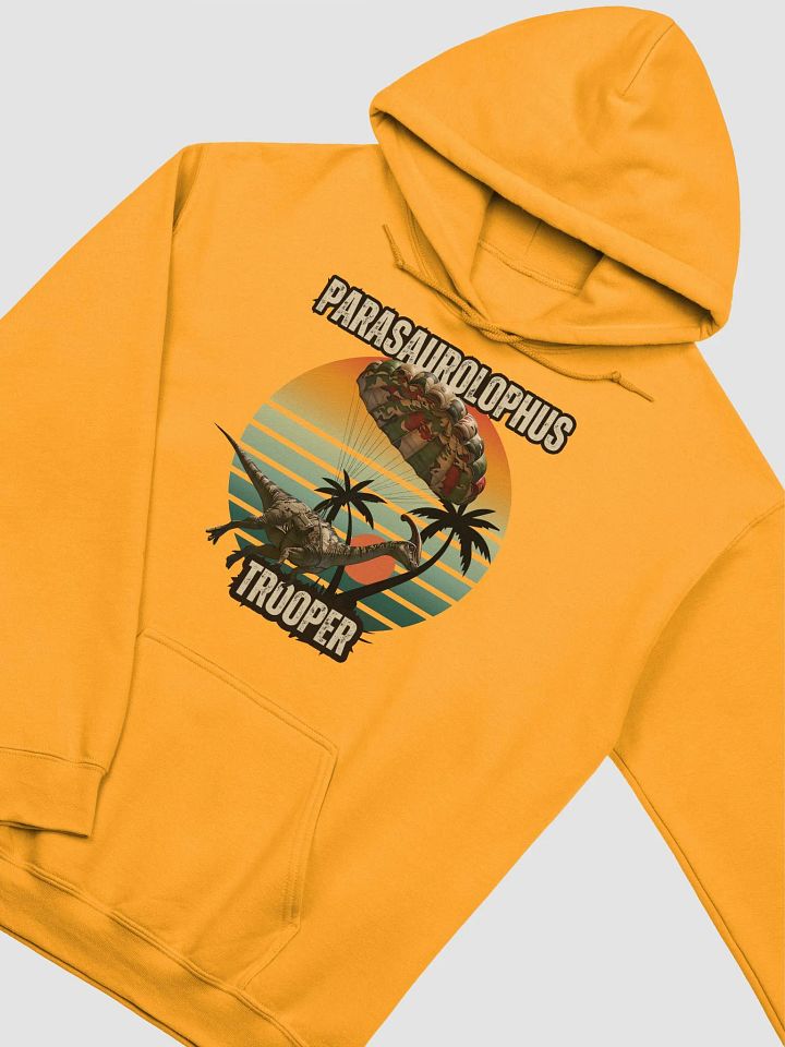 Parasaurolophus Trooper - Dinosaur Paratrooper Hoodie product image (17)