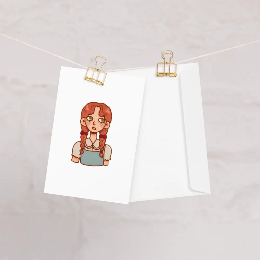 Garden Colours: Braided Belle Greeting Card product image (8)
