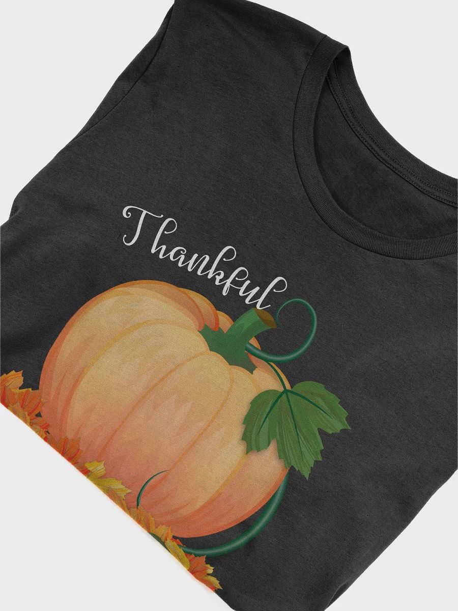 🍂 Thankful Pumpkin T-Shirt | Cozy Fall Thanksgiving Tee | Autumn Harvest Graphic Shirt product image (30)