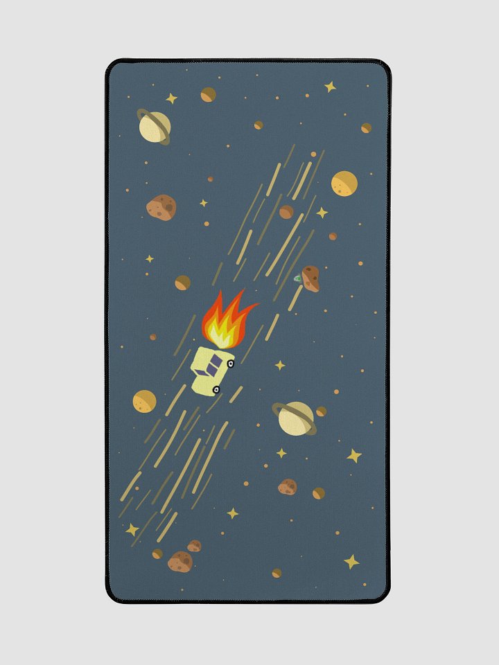Night Sky Rocket Powered Cars Deskpad product image (2)