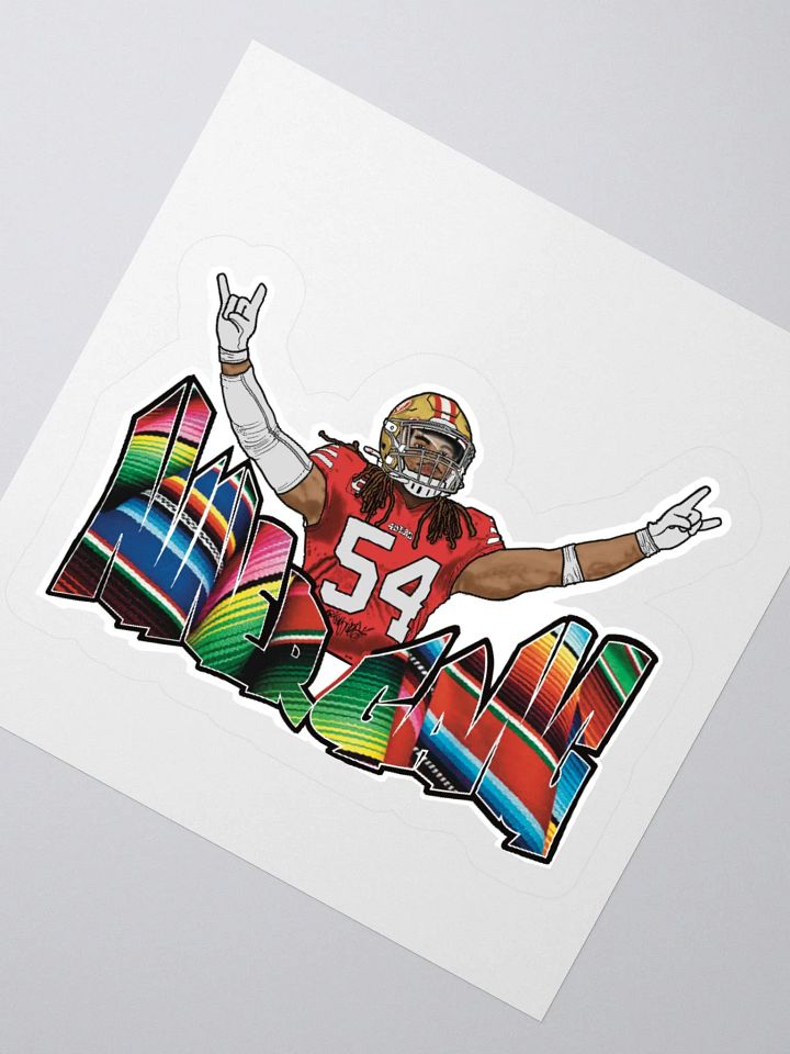 Niner Gang Fred Warner Sticker product image (2)