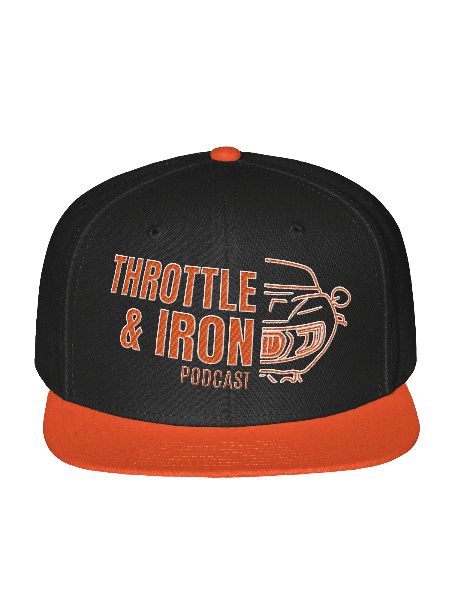 Throttle & Iron Podcast (IMC) Embroidered Snapback Hat product image (3)