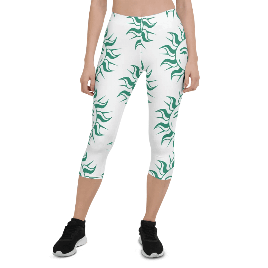 Sun Burst Capri Leggings product image (1)