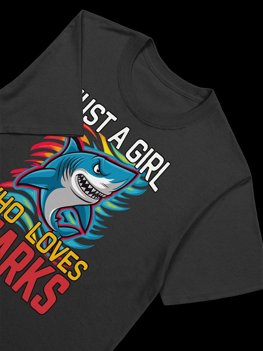 Just a Girl Who Loves Sharks-Cute Shark T-Shirt product image (47)