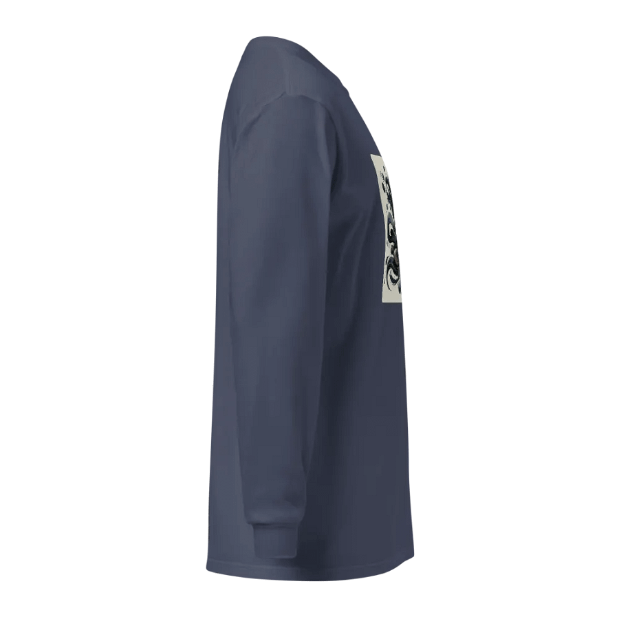 Fluidity Swirl Long Sleeve Shirt | AI Design abstract fluid product image (4)