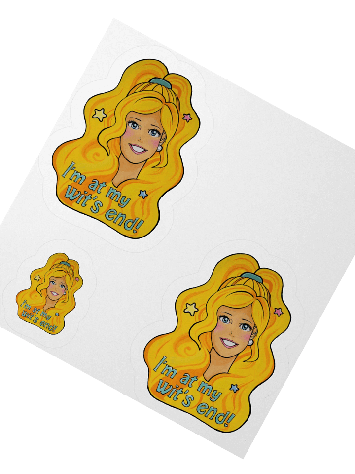 Wit's End smaller sticker product image (2)
