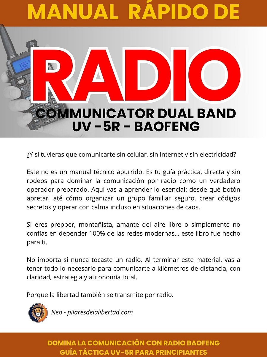 Domina la Comunicación con radio Baofeng - Guía táctica UV-5R para principiantes product image (2)