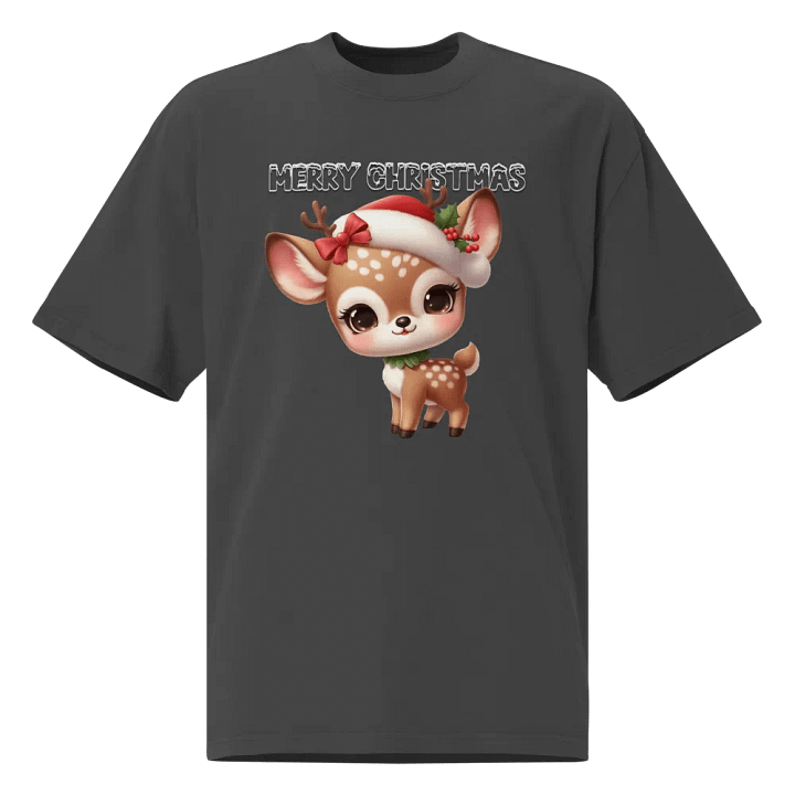 Festive Fawn Merry Christmas T-Shirt product image (1)