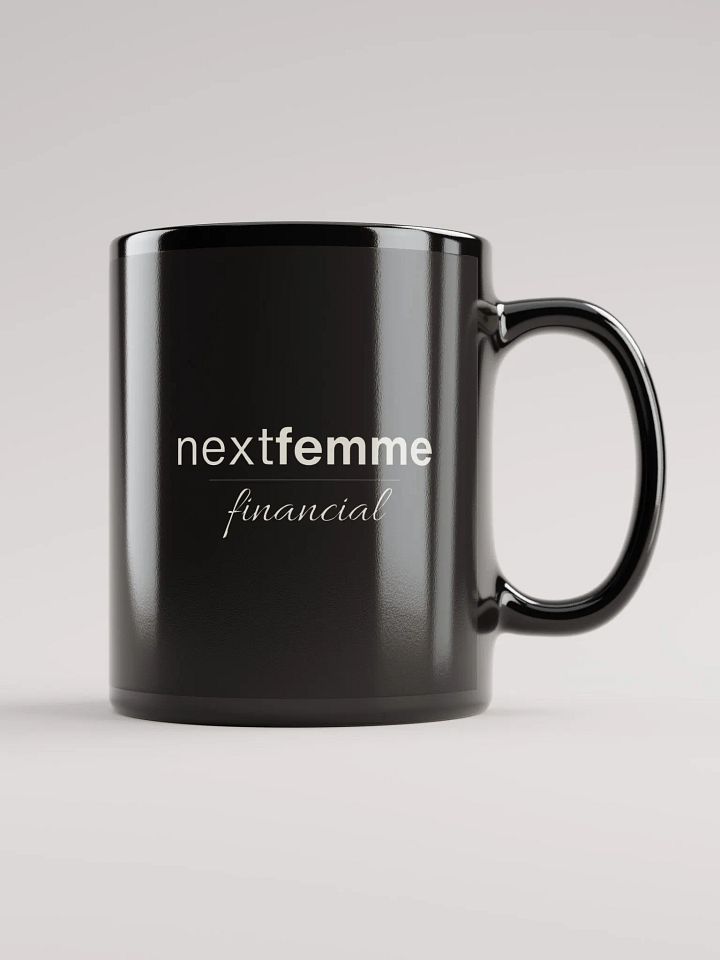 Midnight Elegance Mug with Light Beige Logotype product image (1)