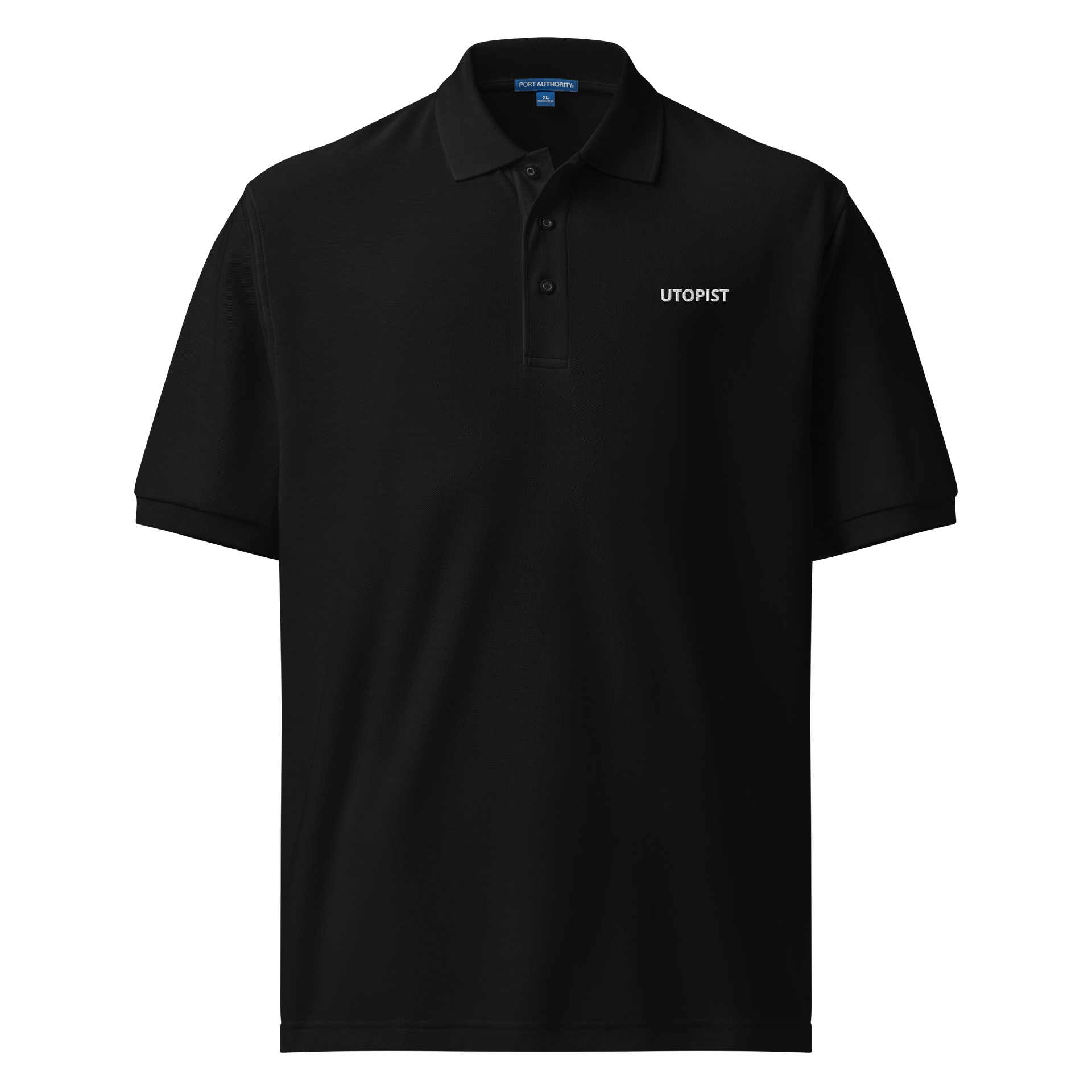 POLO SHIRT UTOPIST Black product image (1)
