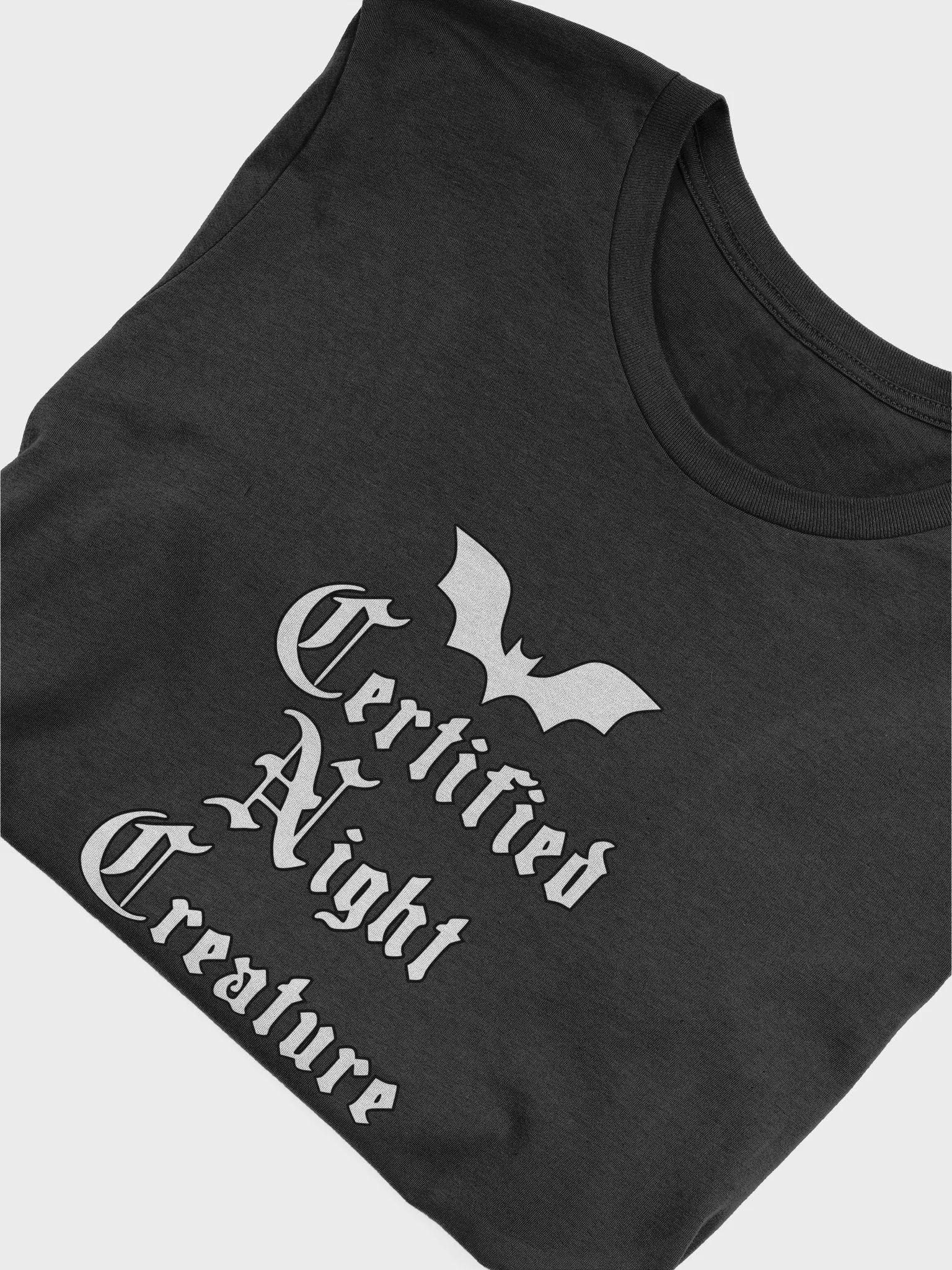 "Certified Night Creature" Gothic T-Shirt product image (5)