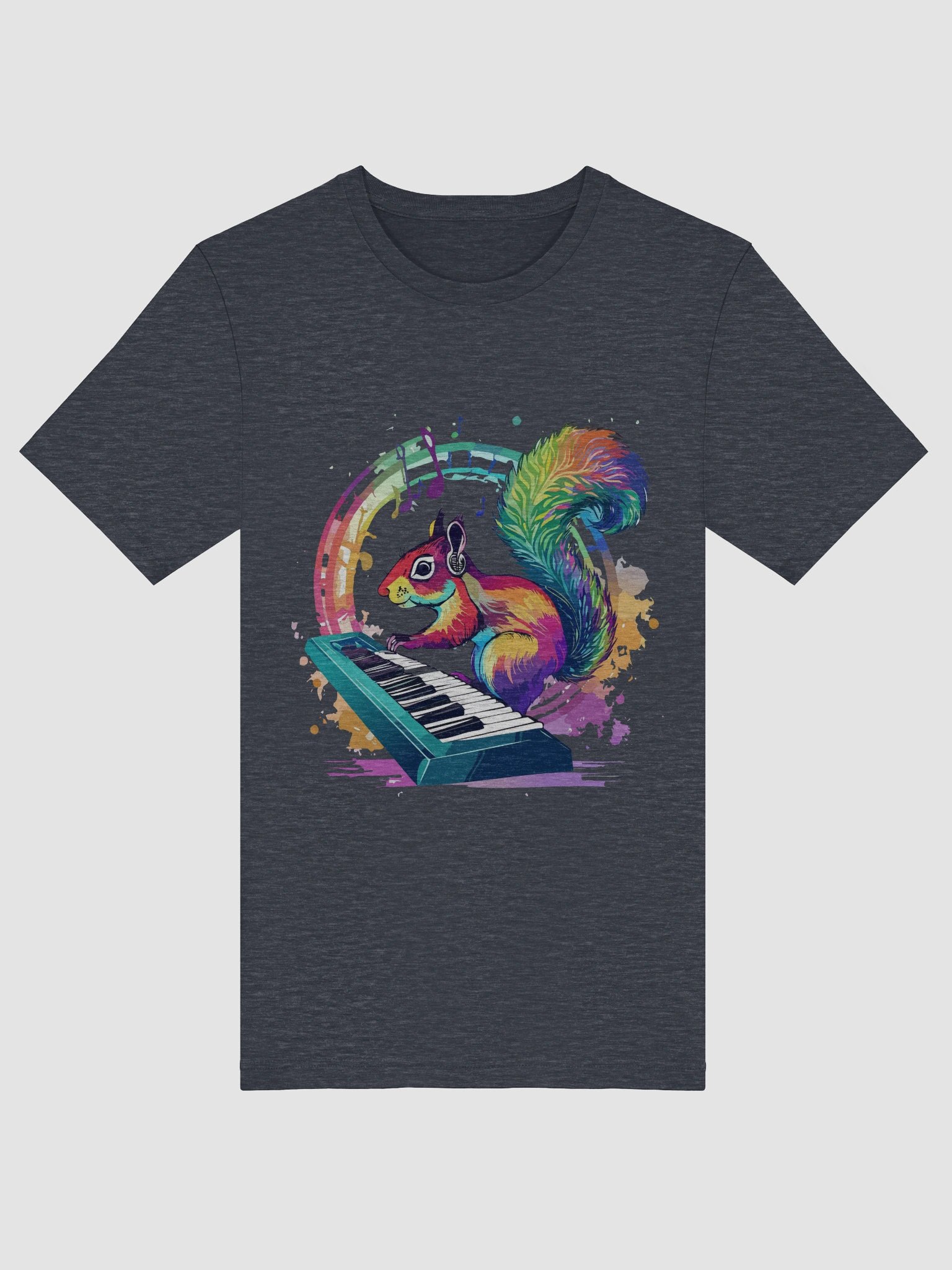 The Psychedelic Squirrel T-Shirt Keyboard 2f product image (5)