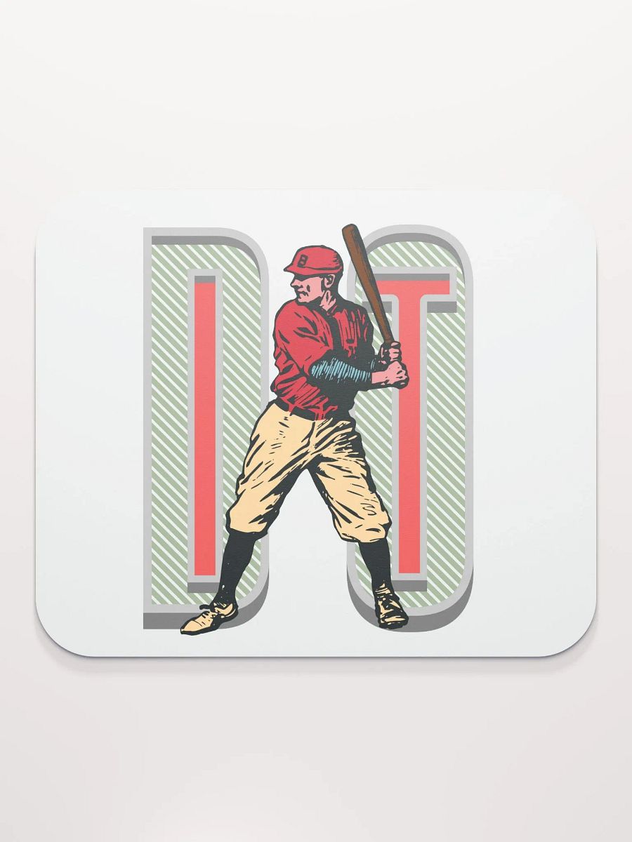 Do It Baseball Vintage Swing Mouse Pad product image (5)