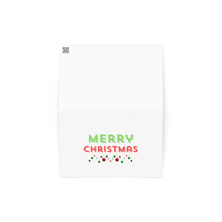 Festive Merry Christmas Greeting Card product image (4)