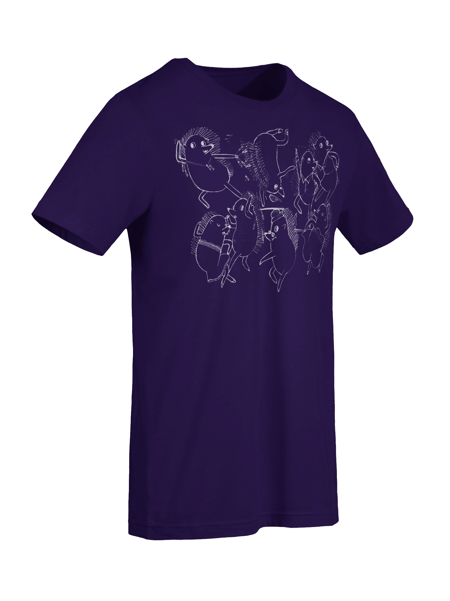 Hedgehog Dance Battle – Hedgehog Hop Sketch T-Shirt product image (21)