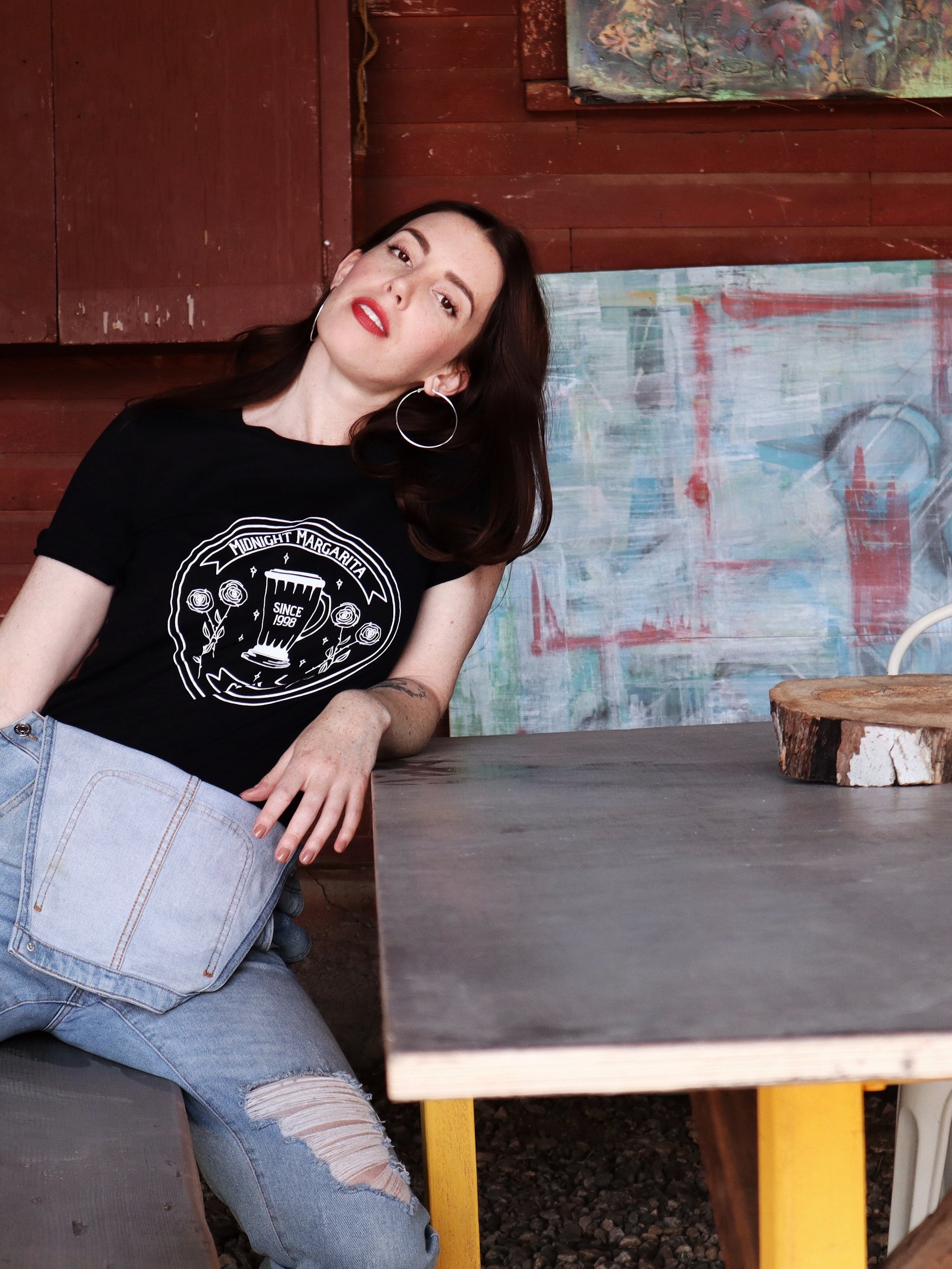 MIDNIGHT MARGARITA COVEN TEE (WHITE) product image (3)
