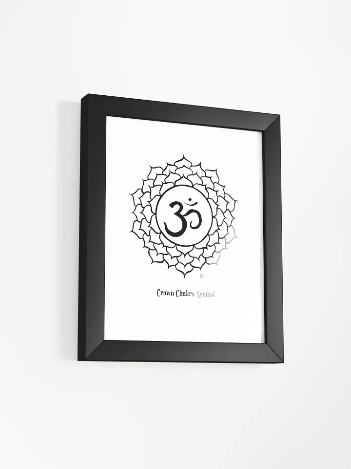 Crown Chakra Symbol Framed Art product image (2)