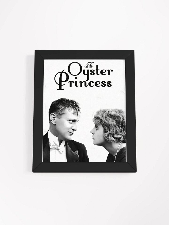 The Oyster Princess - Framed Matte Poster product image (2)