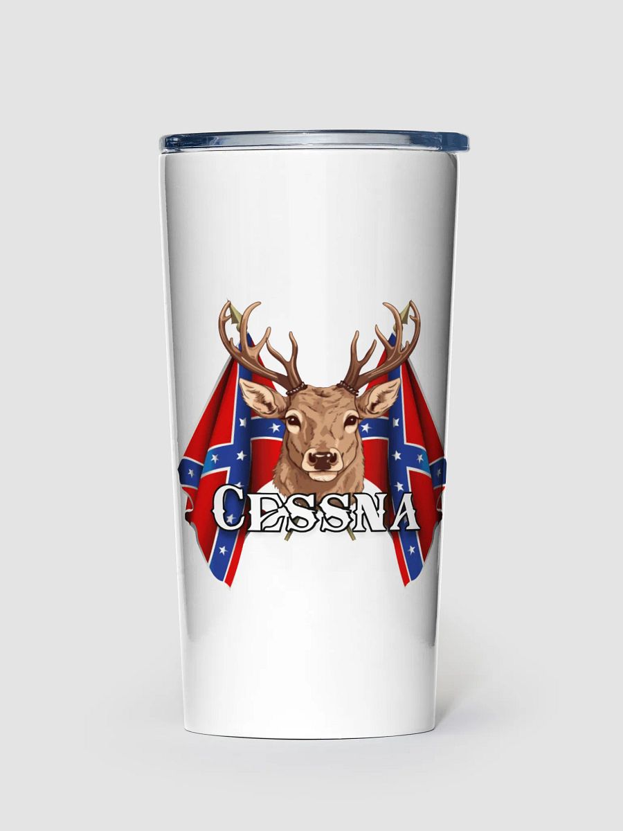"Cessna" Last Name Rebel Redneck Deer - Adult Tumbler product image (1)