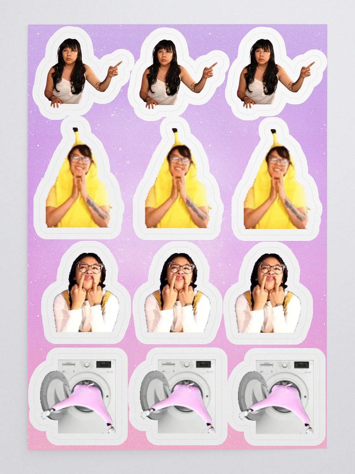 Missy Emote sticker sheet #2 product image (1)