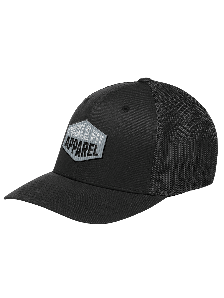 Hexagonal Chic: Flexfit Mesh Back Trucker Hat product image (5)