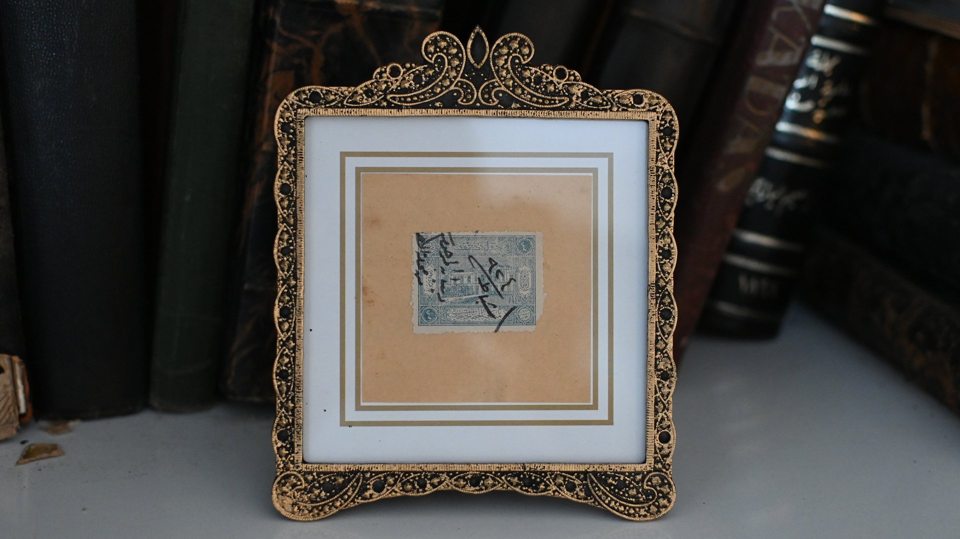 وثيقة مهمة في تاريخ سوريا طابع دولة دمشق - نادر جدا 1924 product image (2)