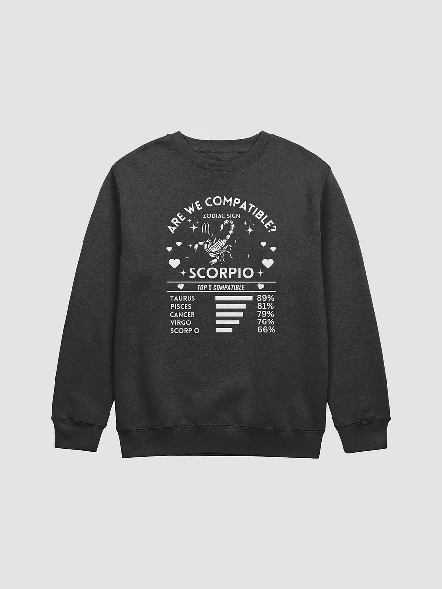 Scorpio Zodiac Sign Romantic Compatibility - Lane Seven Premium Crewneck Sweatshirt product image (2)