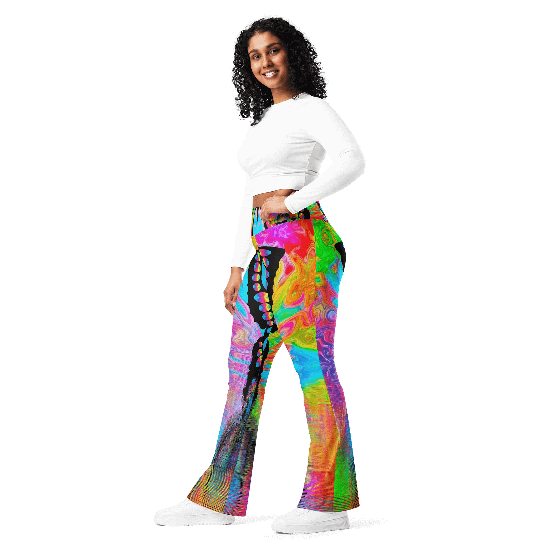 'Butterflies' Flare Leggings product image (11)