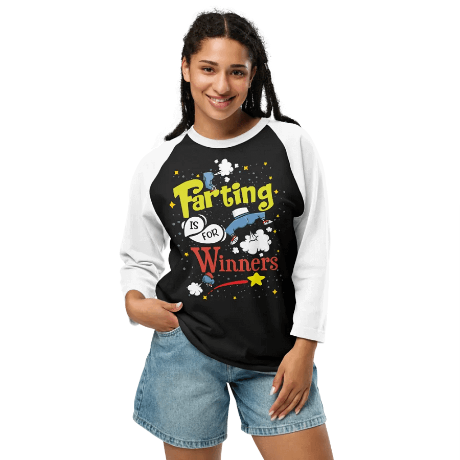 Farting Is For Winners raglan product image (12)