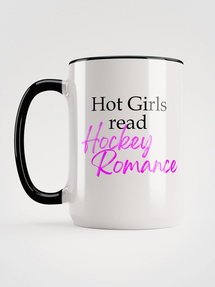 Hot Girls Read Hockey Romance - Two Tone Mug product image (2)