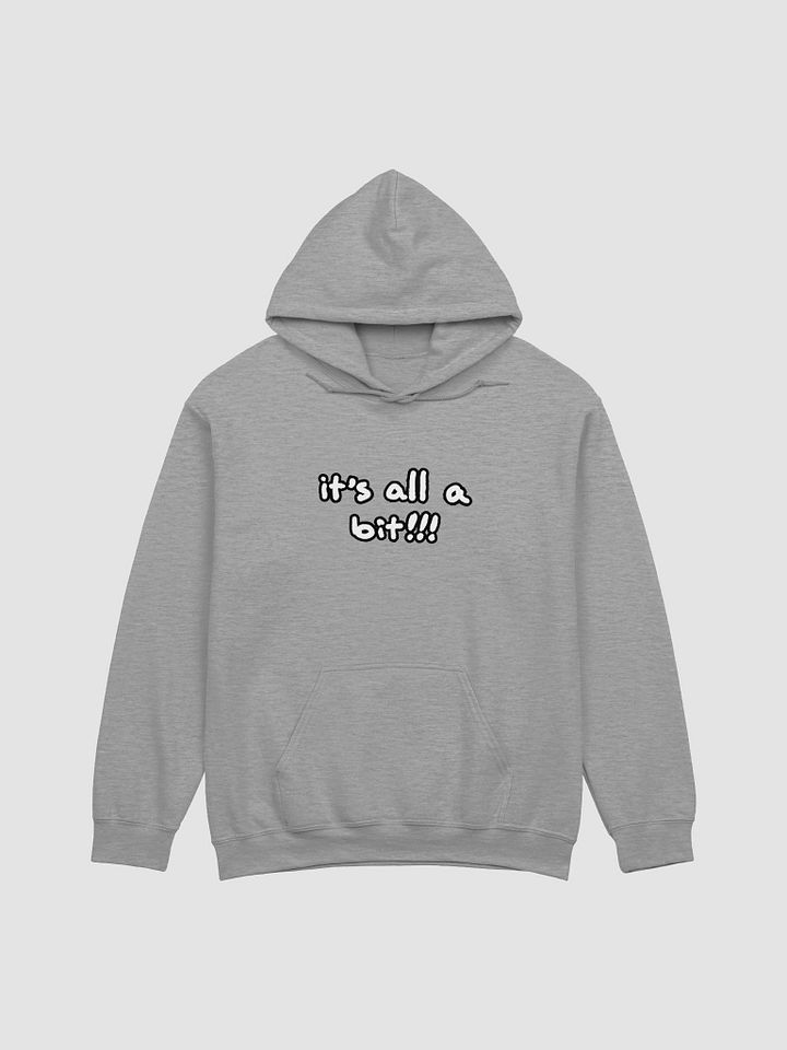 “It’s all a bit!!!” (lined design) classic hoodie product image (2)