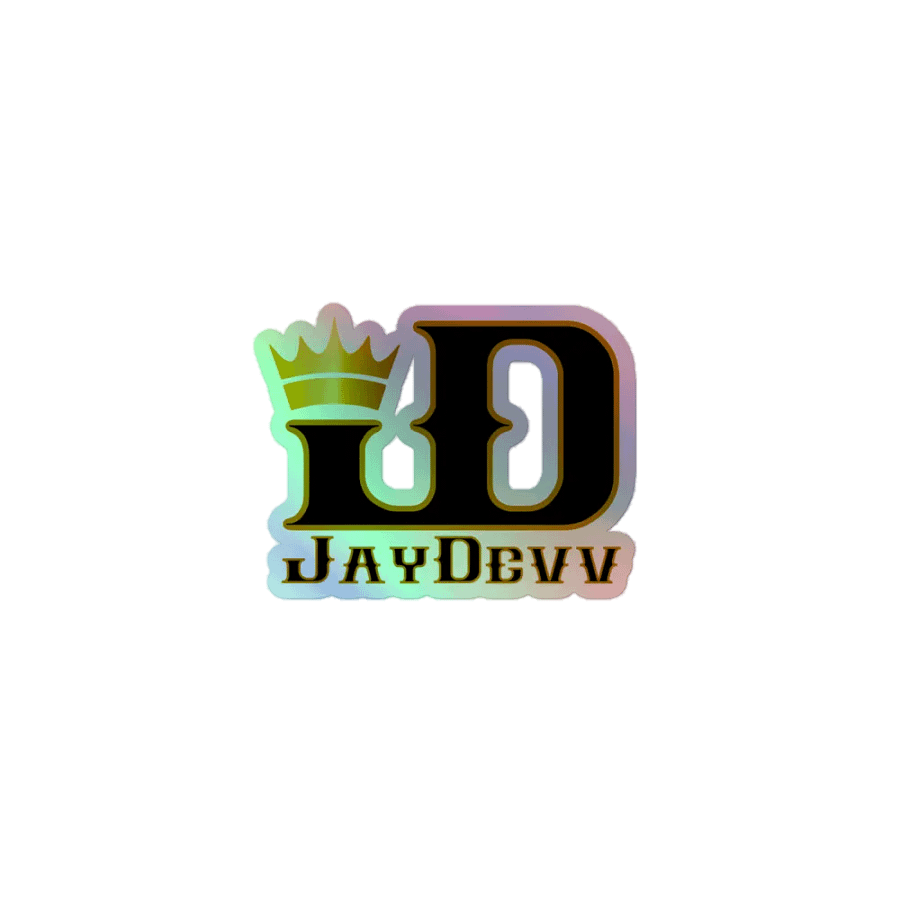 JayDevv Holographic Sticker product image (1)