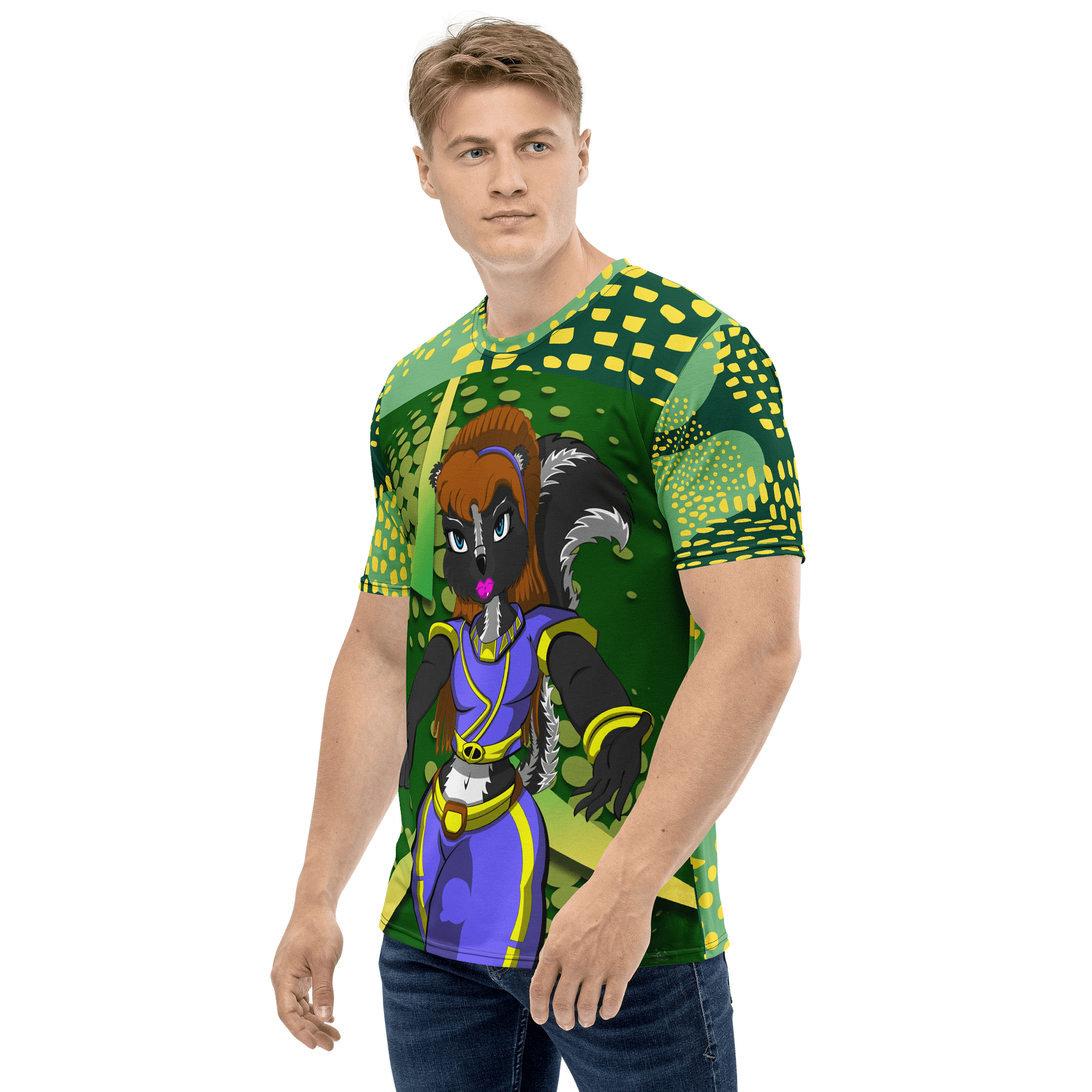Hug and Kiss -Funky Skunk All-Over Print Tee product image (2)
