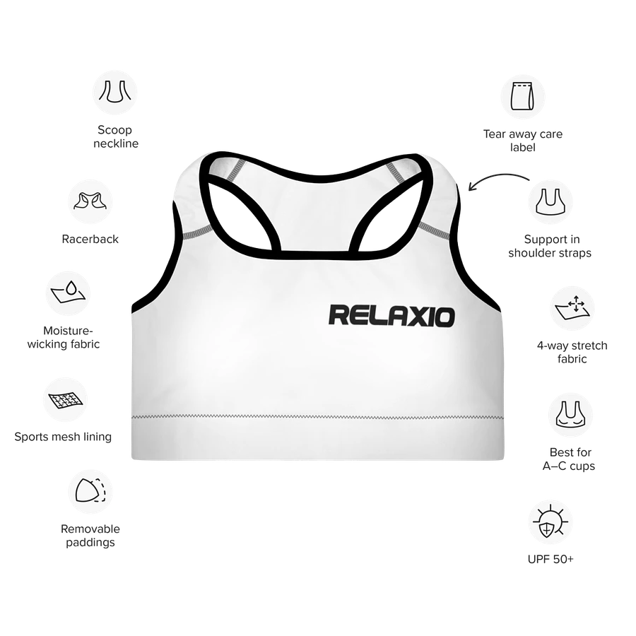 Relaxio Print Padded Sports Bra product image (4)