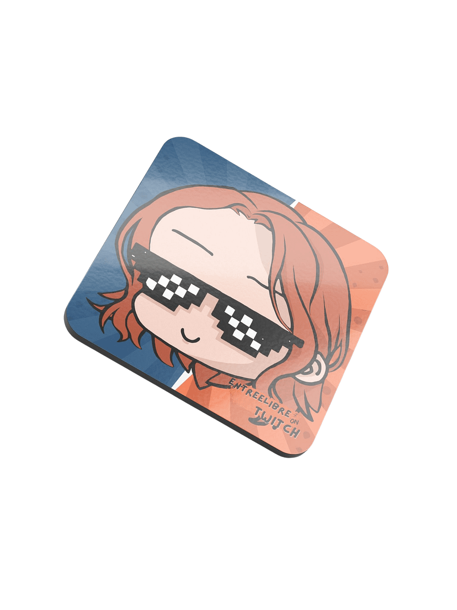 thug twitch emoji Cork Coaster product image (1)
