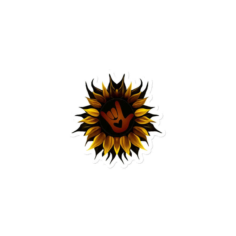 ASL Love Sunflower Magnet Set product image (1)