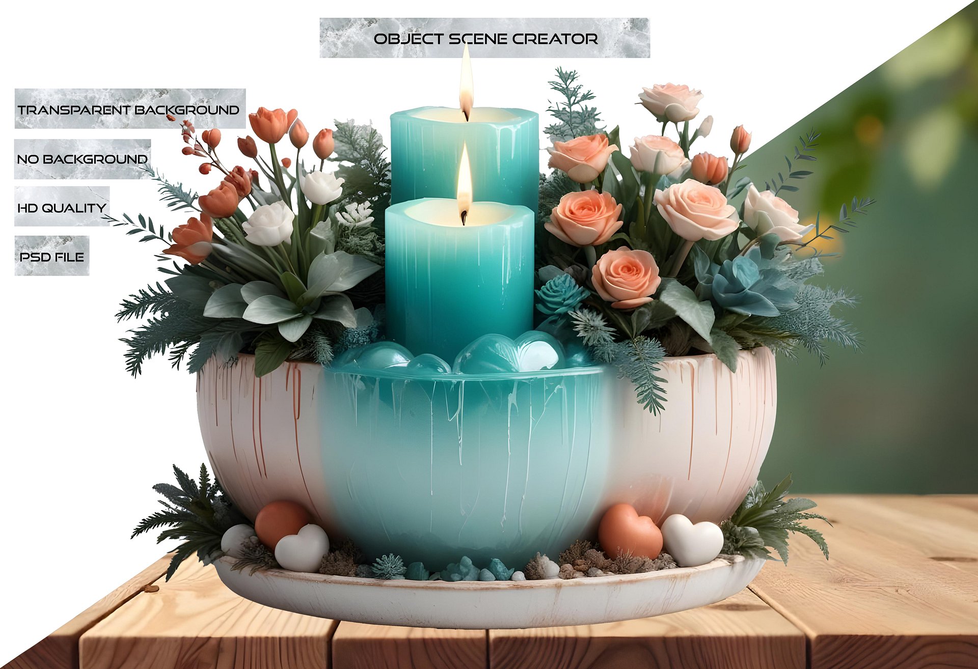 Wedding and valentine's day object scene creator png product image (2)