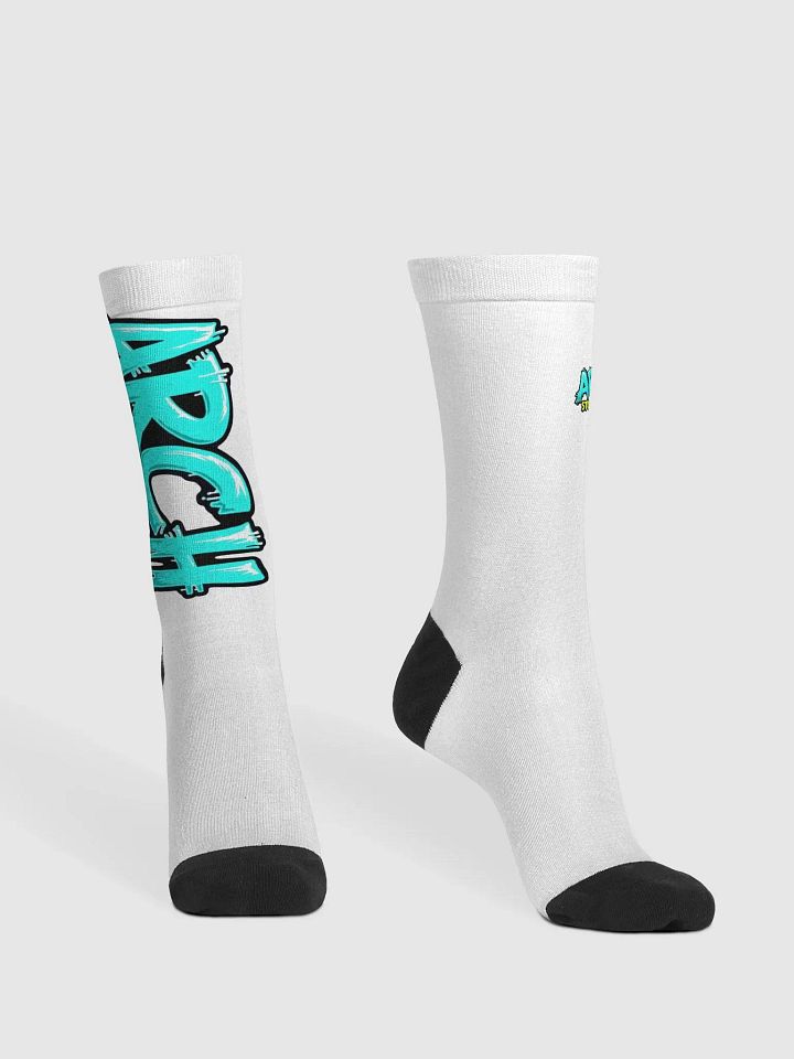 Upside Down Graffiti Crew Socks product image (2)