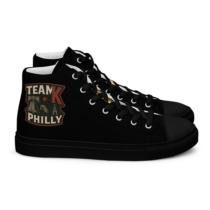 Team K Philly Women's High Top Canvas Shoes product image (2)