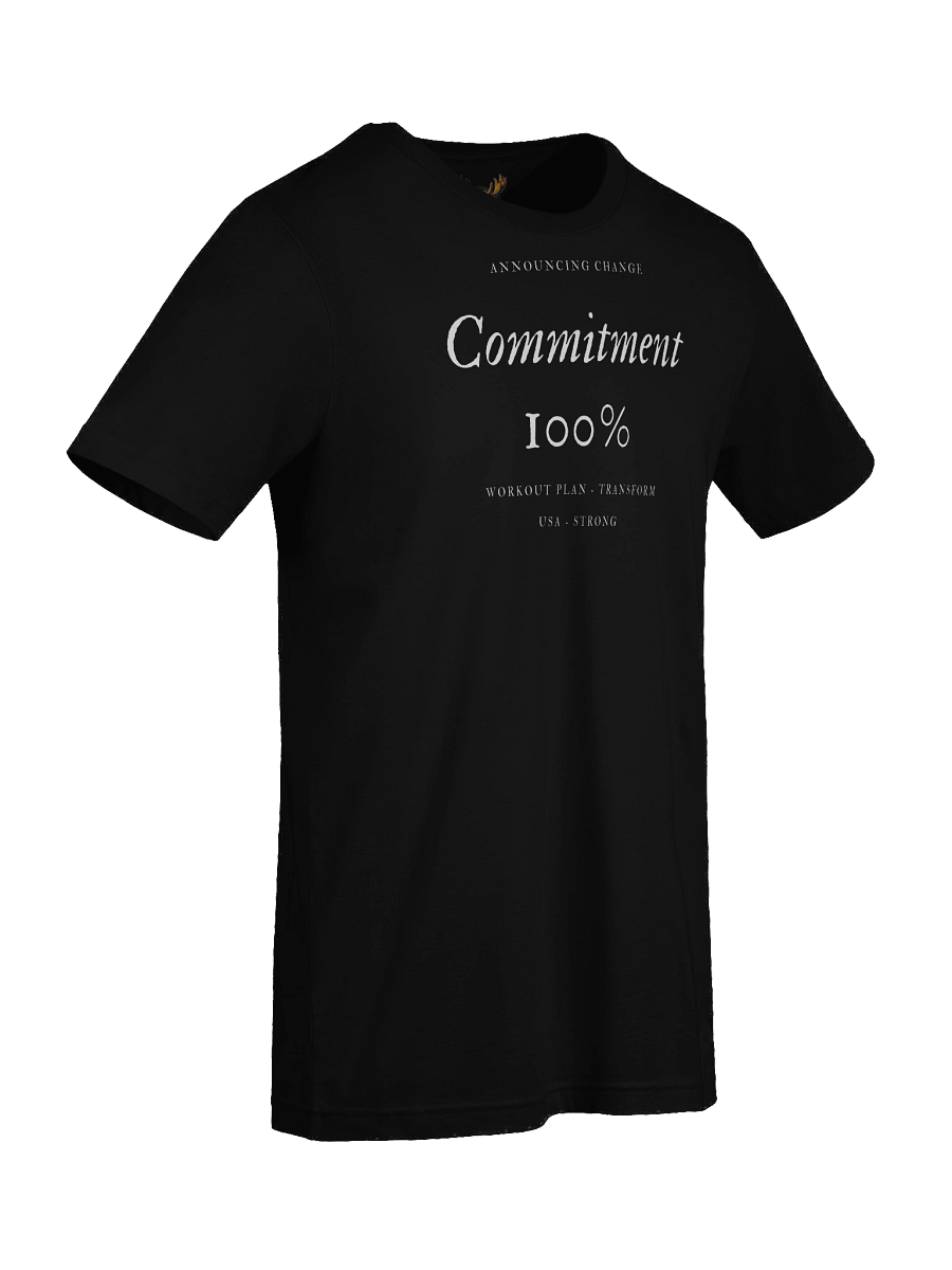Bella+Canvas - 100% Commitment Motivational Tee product image (92)