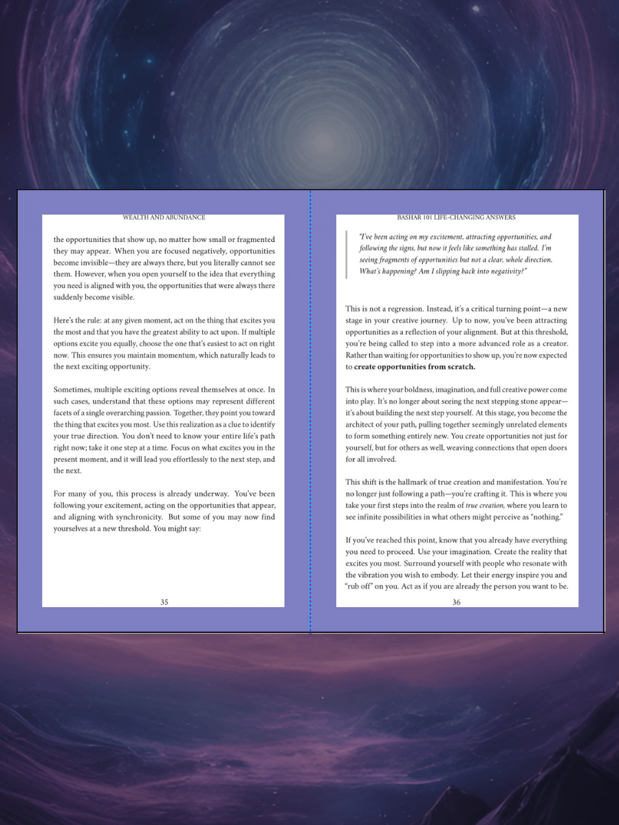 BASHAR 101 Life-Changing Answers (Physical Book) product image (7)