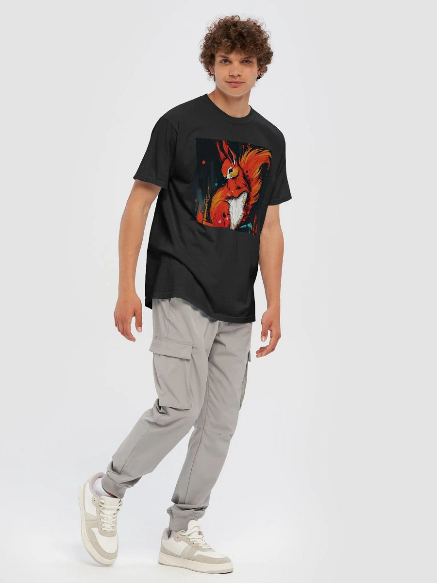 red squirrel, Vintage Comfort: Garment-Dyed Cotton Tee product image (7)