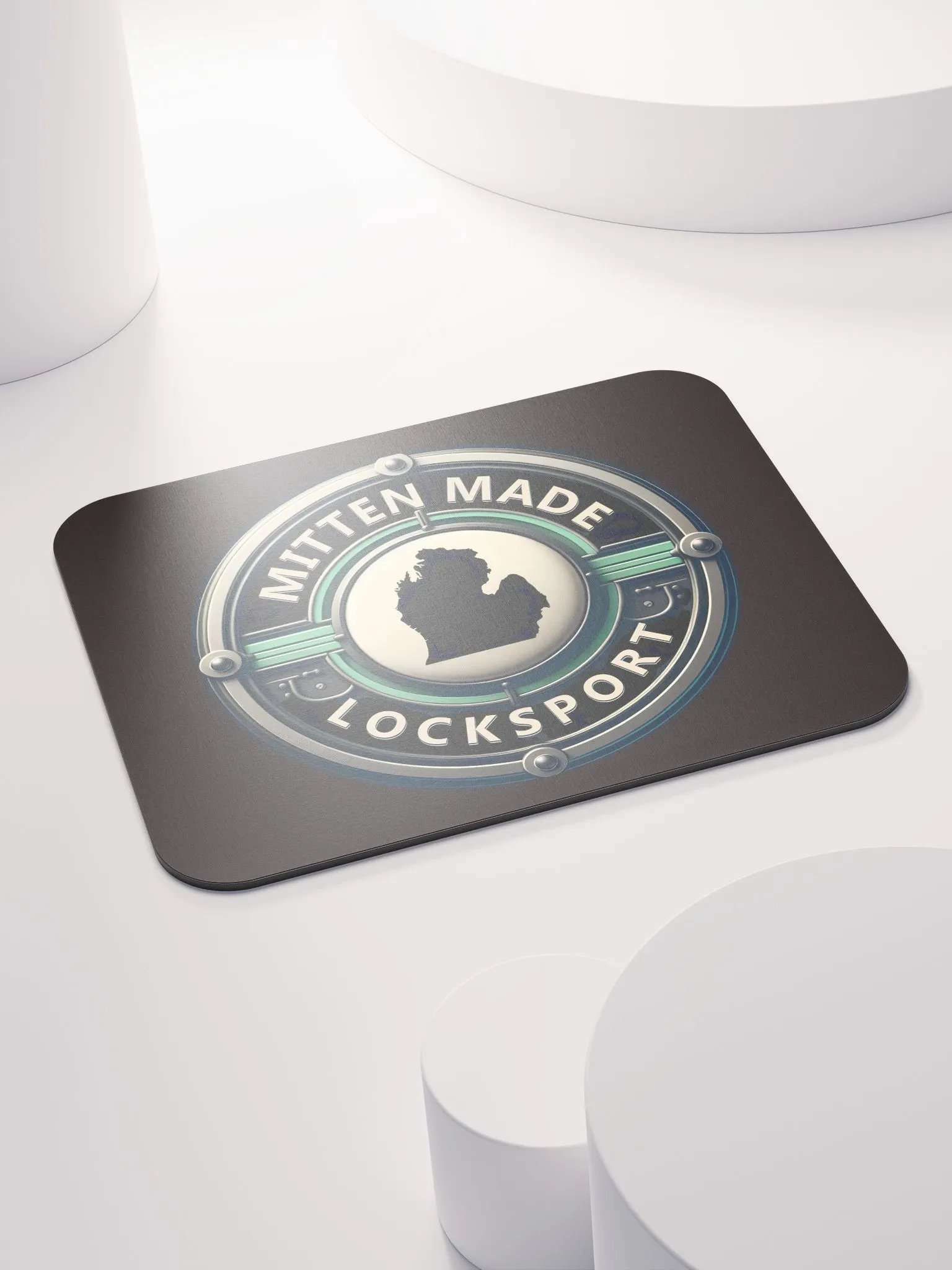 Mitten Made Black Mousepad product image (4)