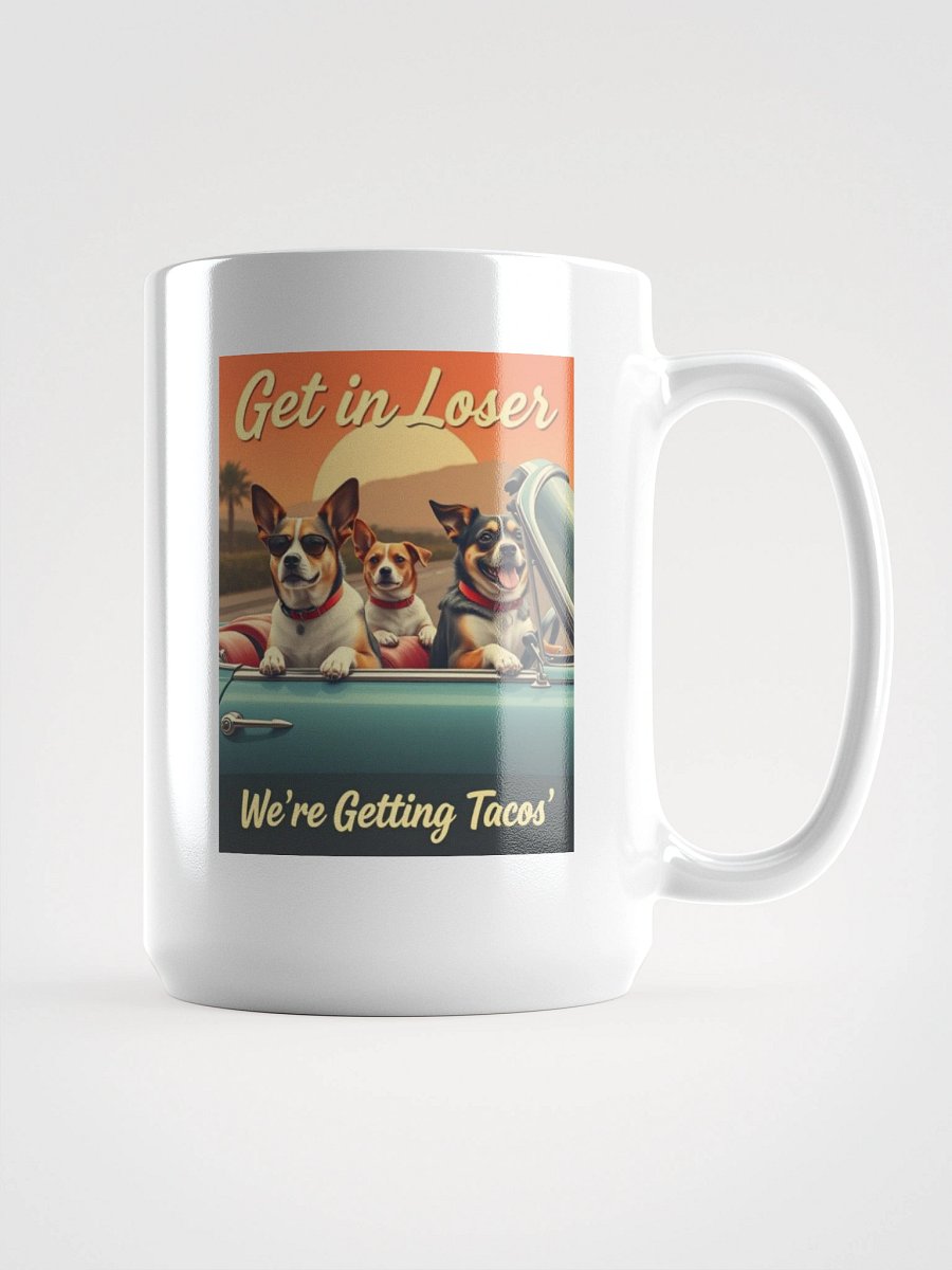 Dogs Road Trip White Glossy Mug product image (1)