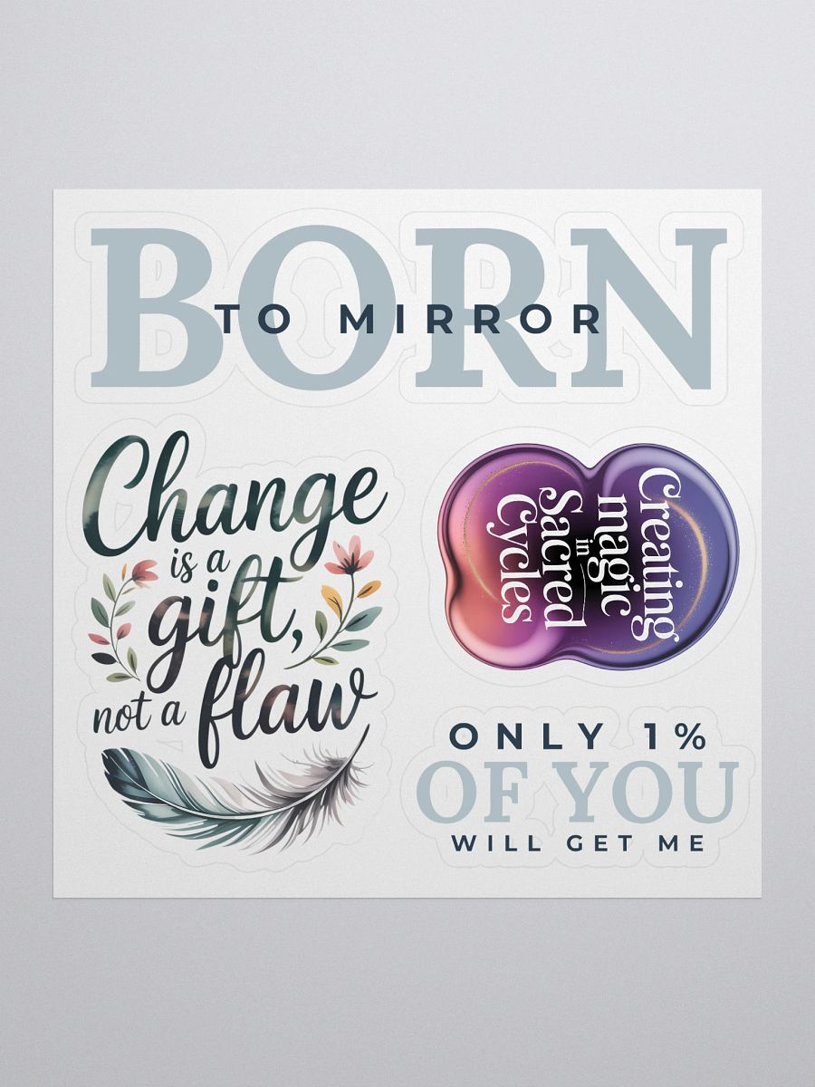 Reflector Human Design Sticker Sheet product image (3)