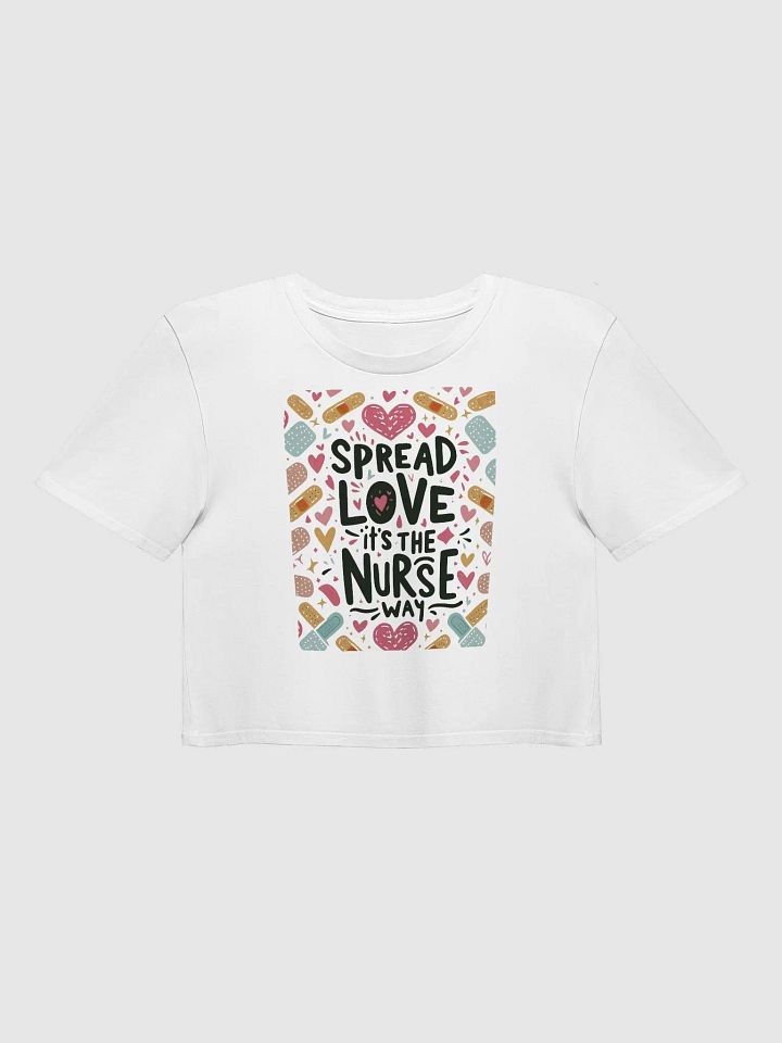 Nurse Way Love Crop Top product image (3)
