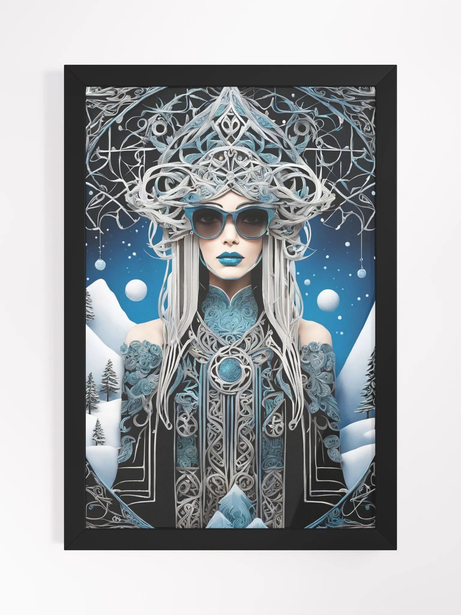 Winter Wiccan 08 - Framed Matte Poster product image (1)