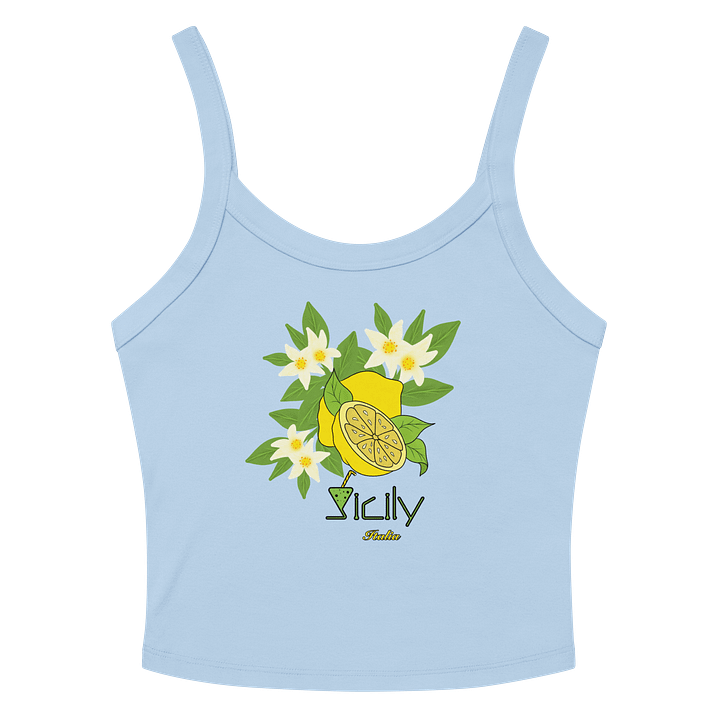 Sicilian Lemon Blossom Tank Top product image (12)